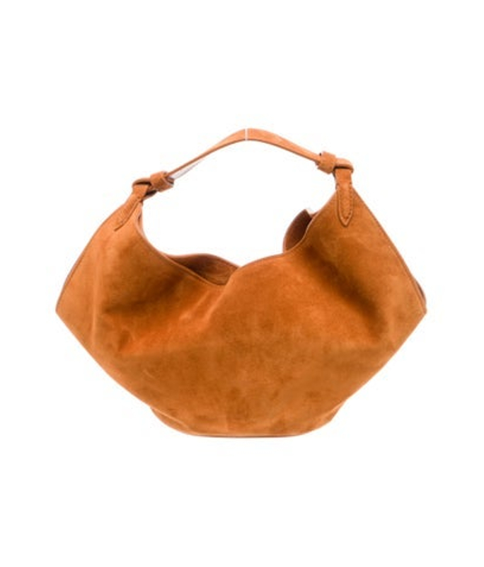 Khaite Suede Shoulder Bag