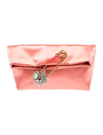 Satin Clutch w/ Tags