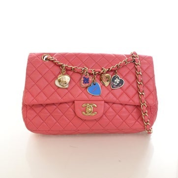 Lambskin Valentine Charms Flap Bag