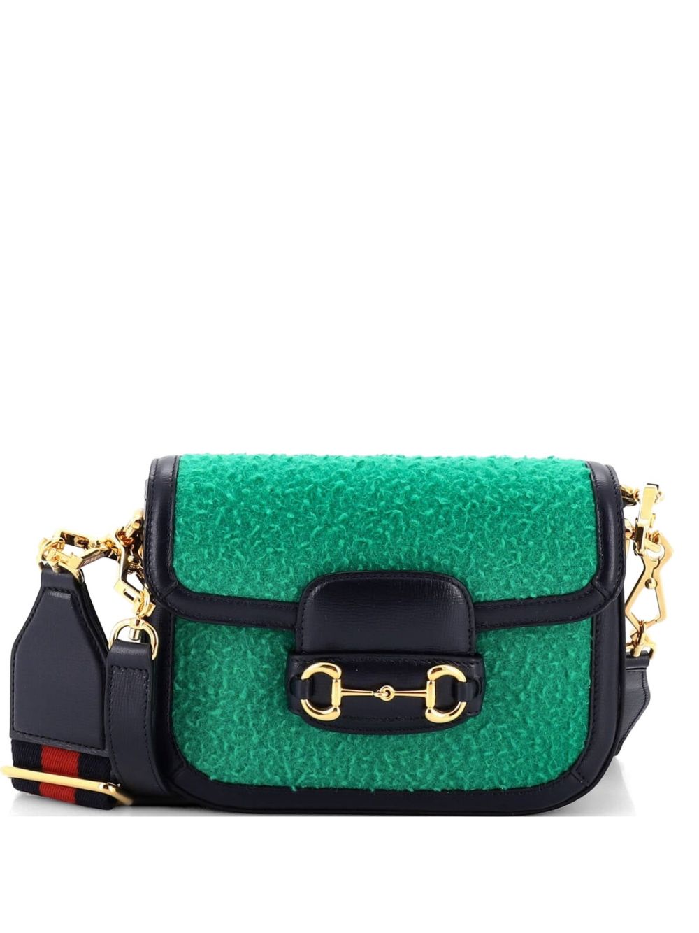 Horsebit 1955 Shoulder Bag Wool Mini crossbody bag