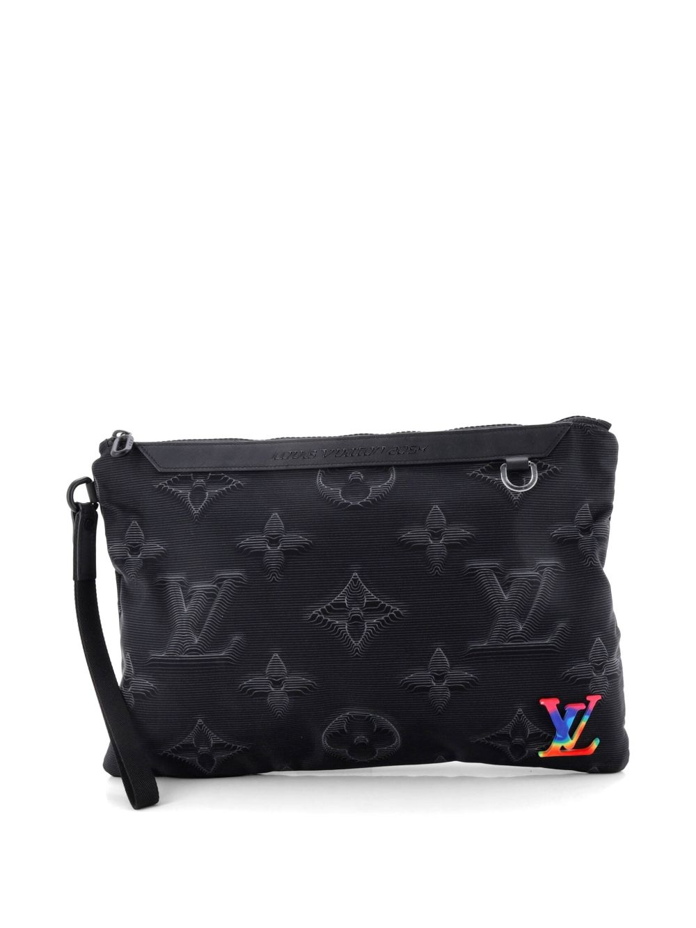 A4 Pouch Limited Edition 2054 Monogram Textile clutch bag