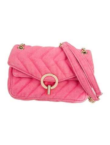 Sandro Canvas Shoulder Bag