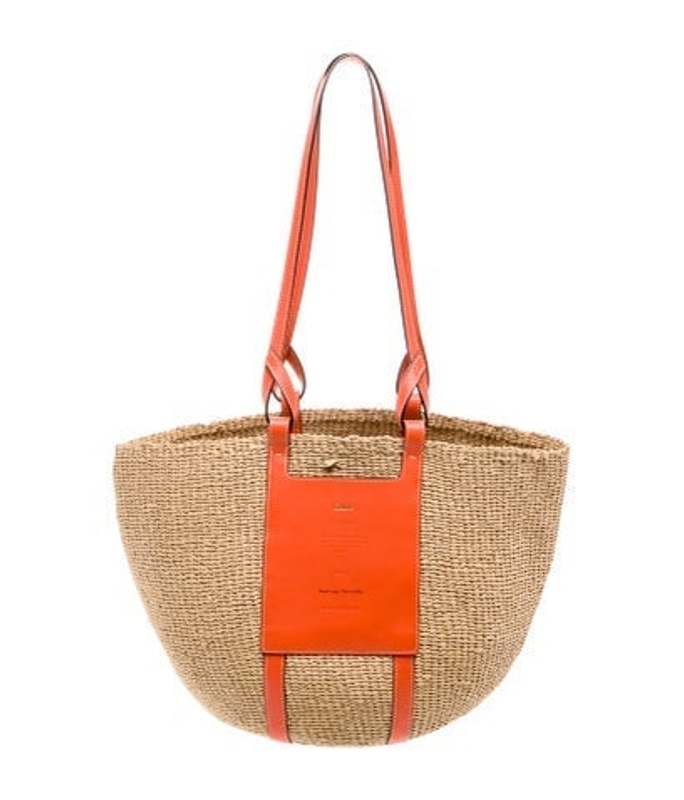 Chloe Raffia Shoulder Bag