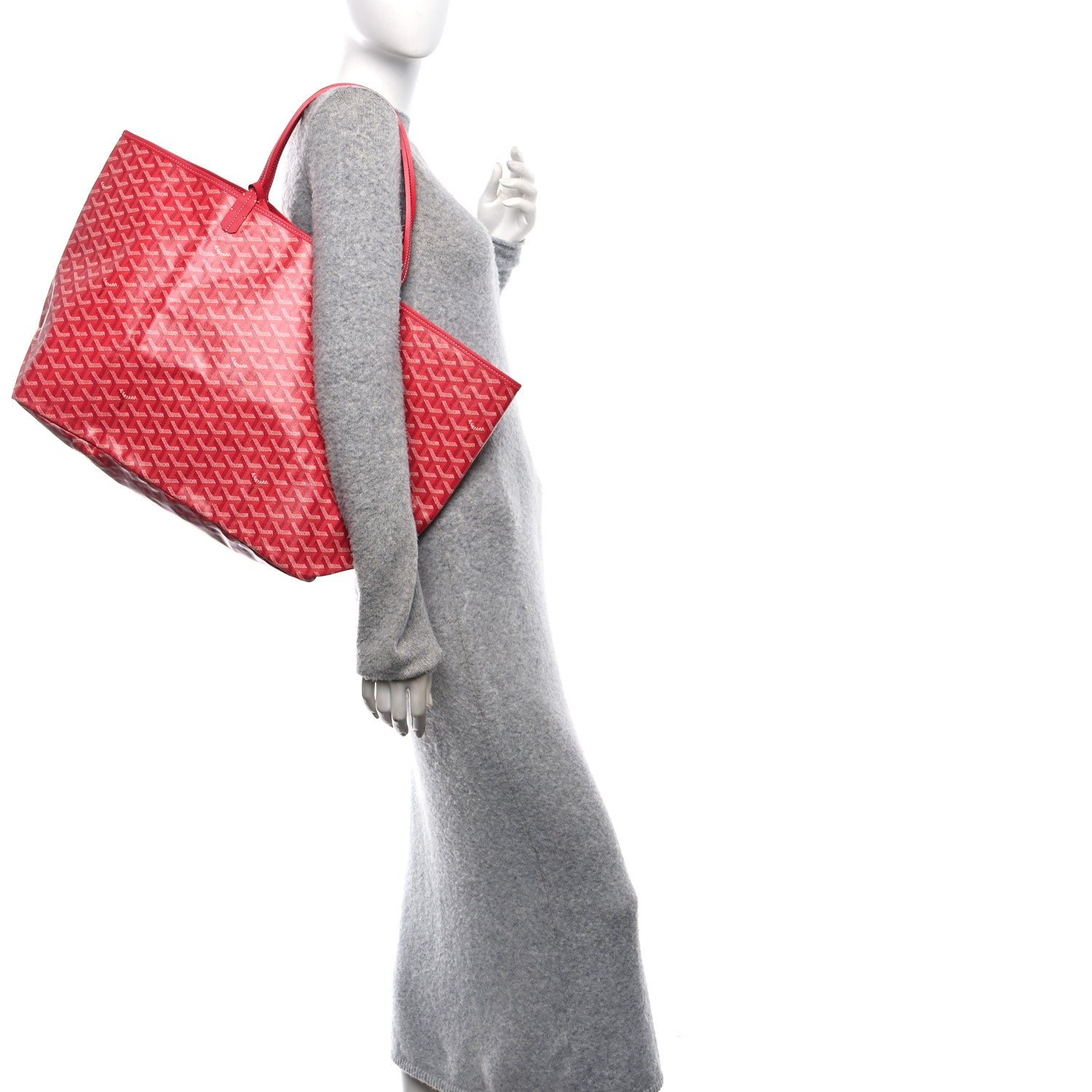 Goyard Goyardine Le Jardin Saint Louis GM Fuchsia