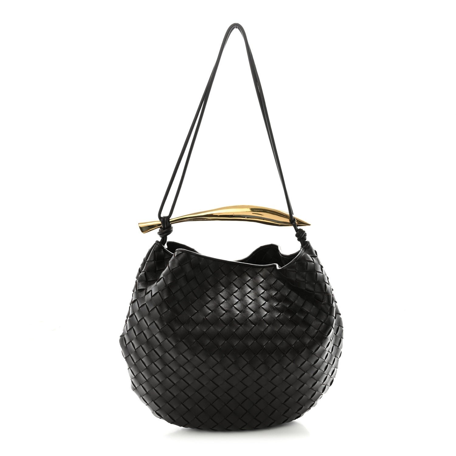 Bottega Veneta Nappa Intrecciato Medium Sardine Bag Fondant