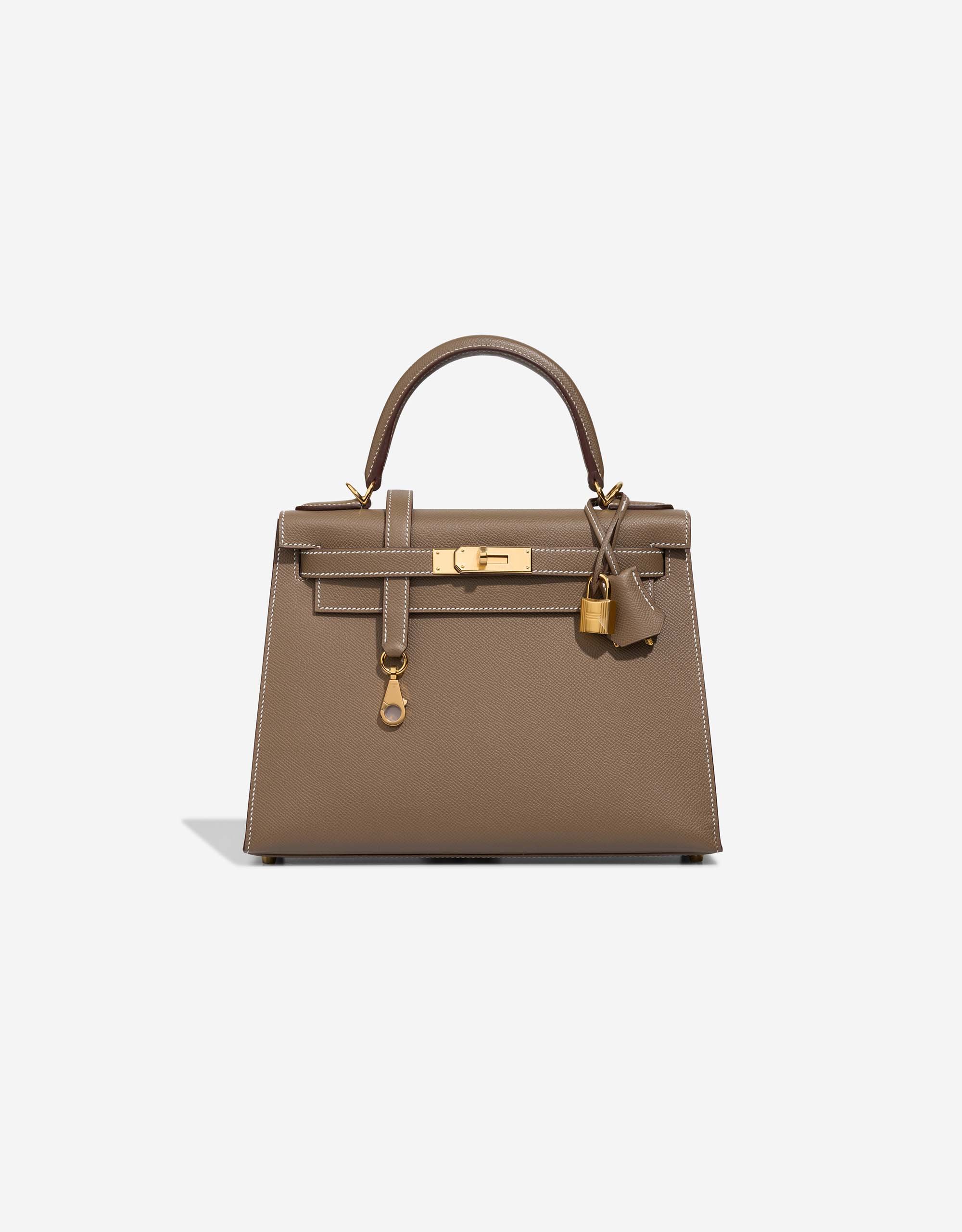 Hermes 
		Kelly 28 Epsom Étoupe    