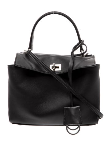 Leather Top Handle Bag