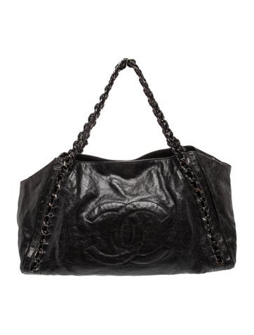 Modern Chain East/West Tote Bag