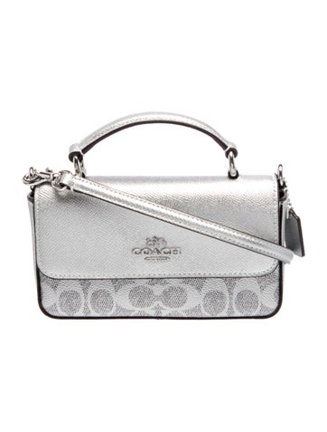 Coach Leather Top Handle Bag