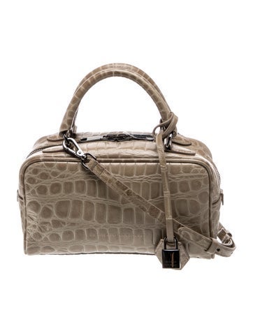 Brunello Cucinelli Embossed Leather Top Handle Bag w/ Tags