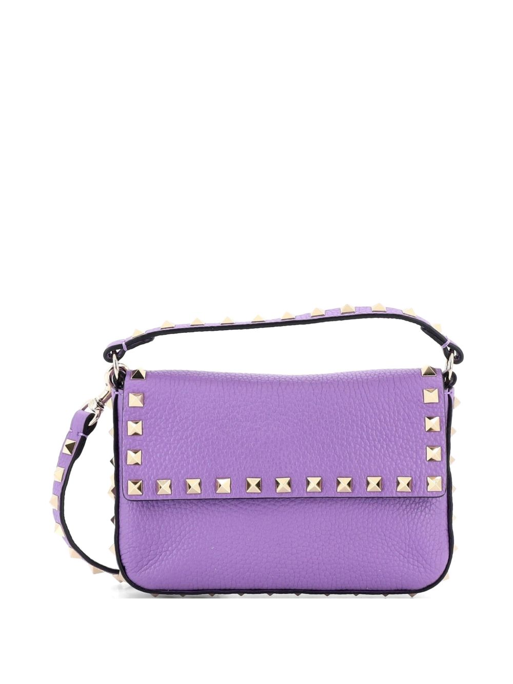 Valentino Garavani Rockstud Top Handle Pouch Leather Mini crossbody bag