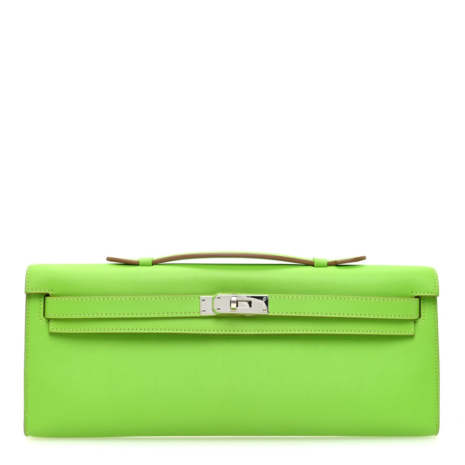 Hermes Swift Kelly Cut Clutch Pochette Kiwi