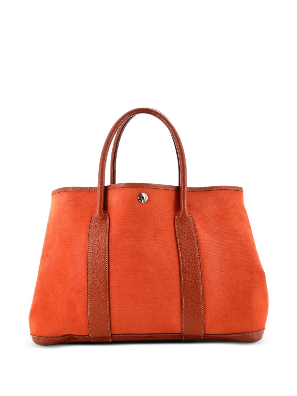 Hermes Garden Party Toile and Leather 36 tote bag