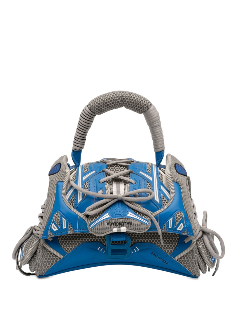 2010-2025 Small Faux Leather and Mesh Sneakerhead Top Handle Bag satchel
