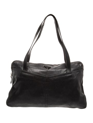 Enameled Metal Triangle Shoulder Bag