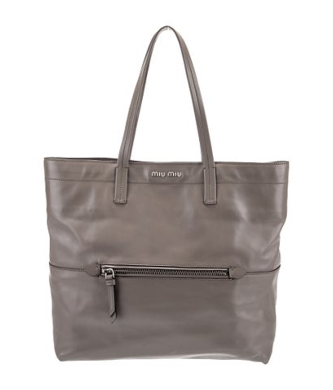 Miu Miu Miu Leather Tote