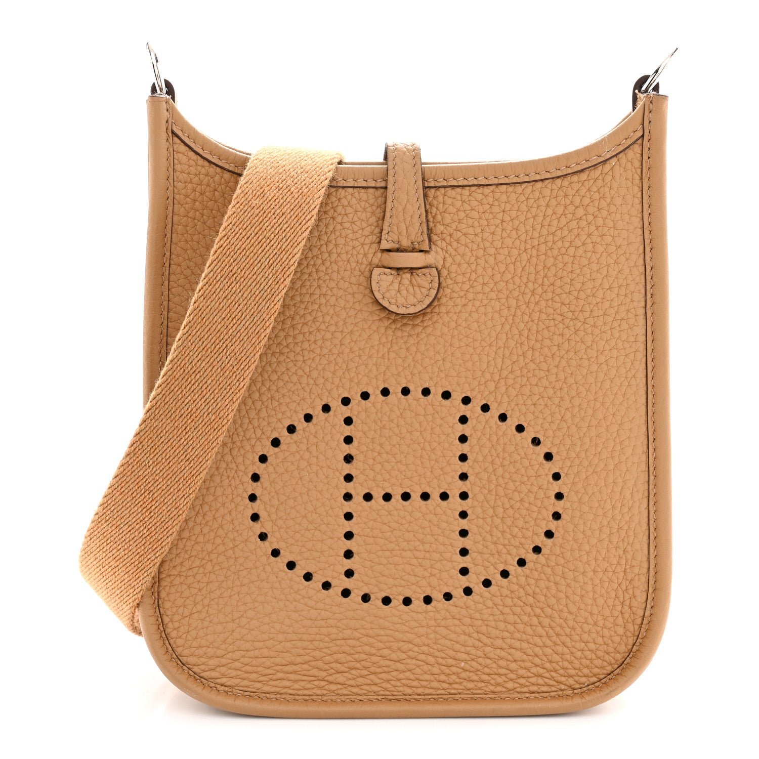 Hermes Hermes Taurillon Clemence Evelyne TPM Biscuit