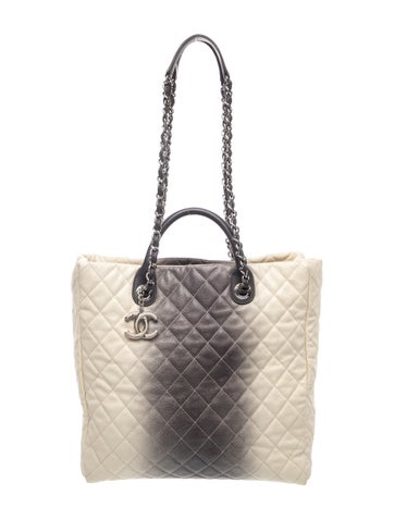 Large Caviar Ombré Shopping Tote