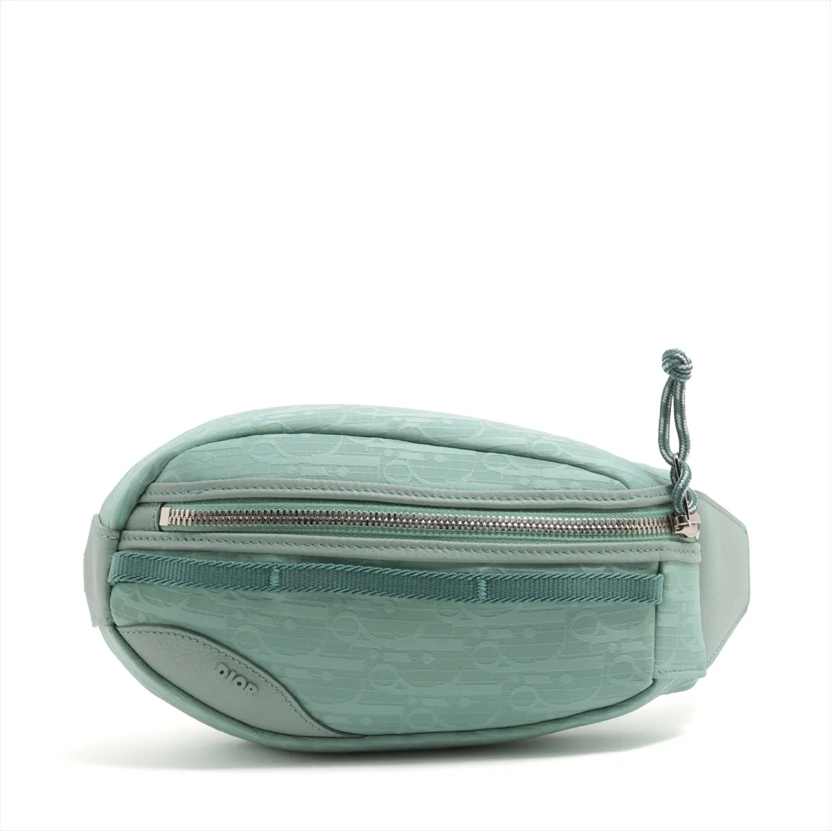 Dior Dior Oblique nylon x leather Sling backpack Green