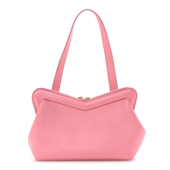 Mansur Gavriel Smooth Calfskin M Frame Bag Flamingo