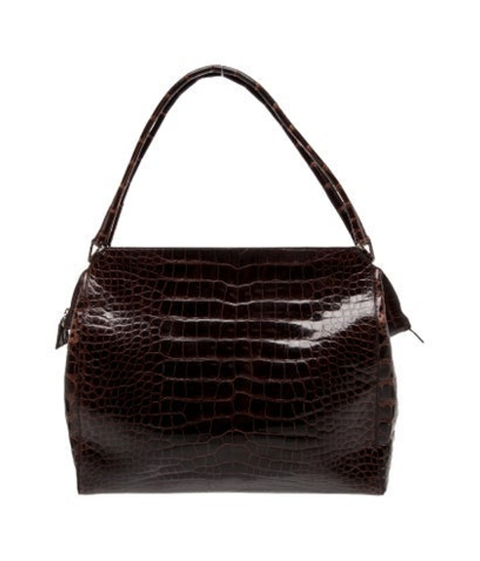 Prada Embossed Leather Hobo