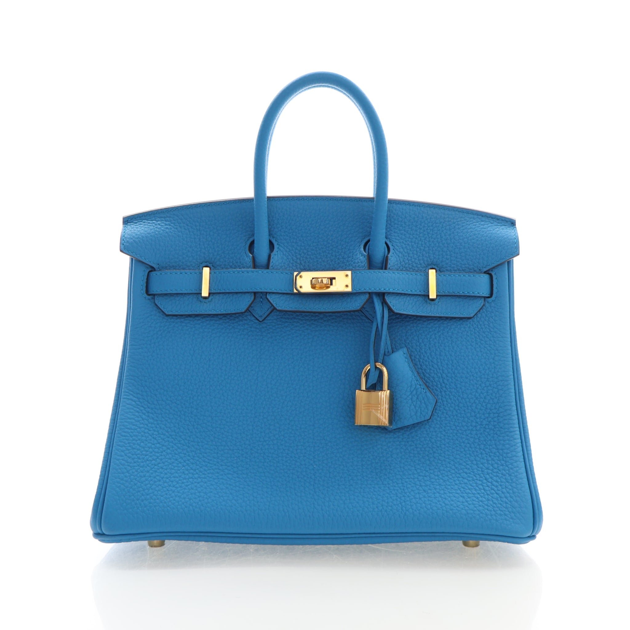 Hermes Bleu Zanzibar Togo Birkin 25
