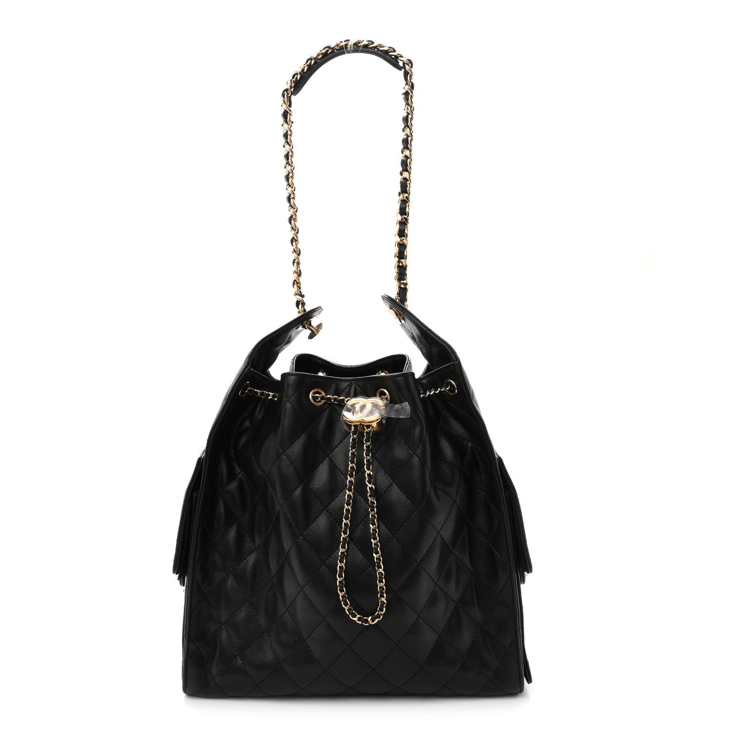 Chanel Caviar Quilted Medium Chanel 25 Handbag Black