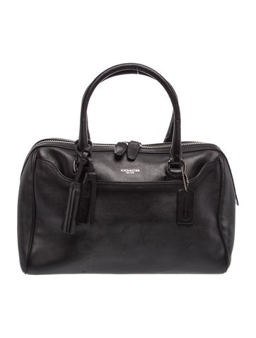 Leather Top Handle Bag