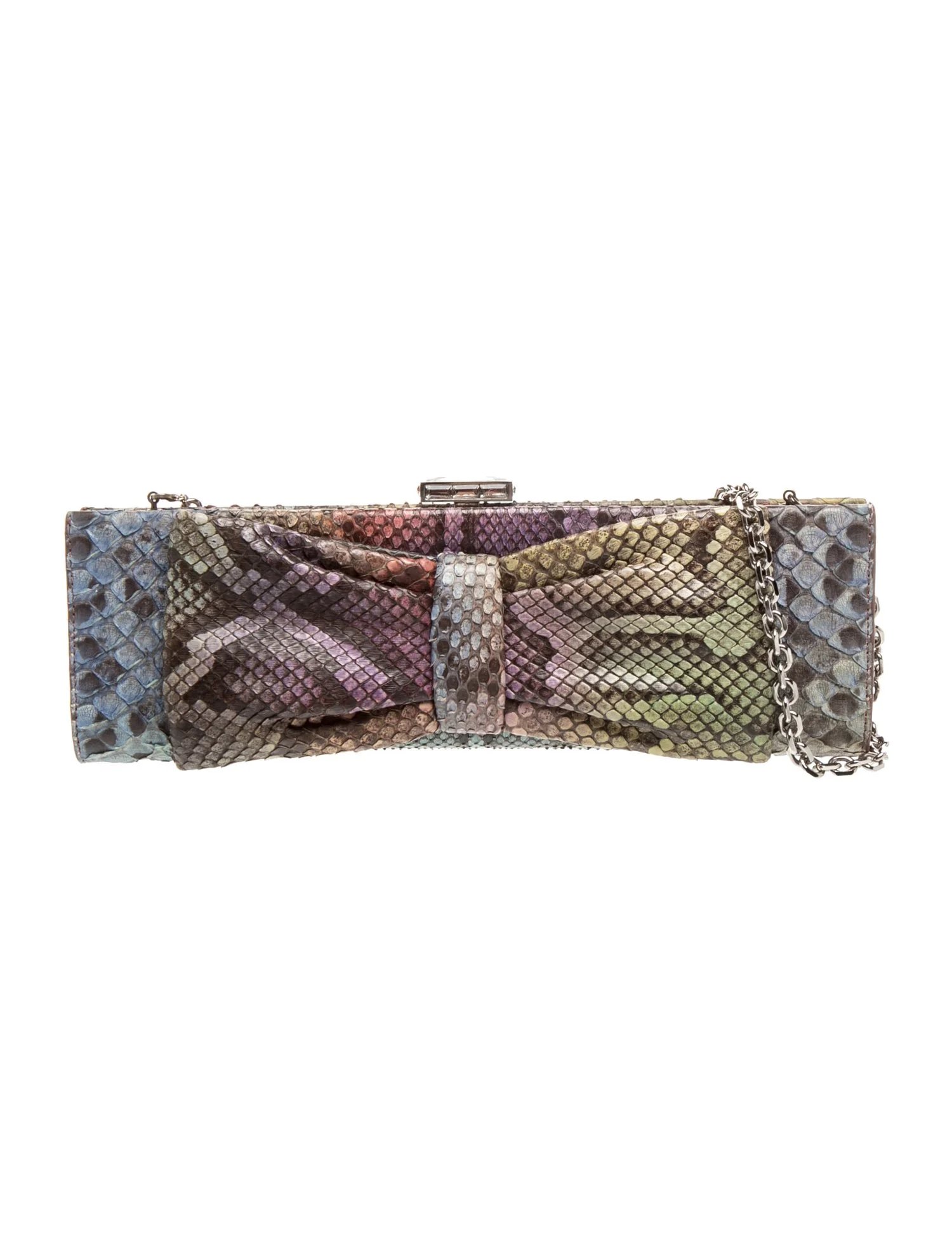 Judith Leiber Snakeskin Evening Bag