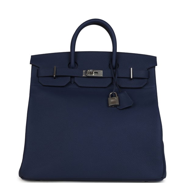 Hermes Hermes HAC Birkin 40 Bleu Saphir Togo Palladium Hardware