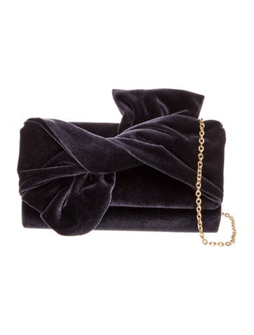 Badgley Mischka Velvet Clutch