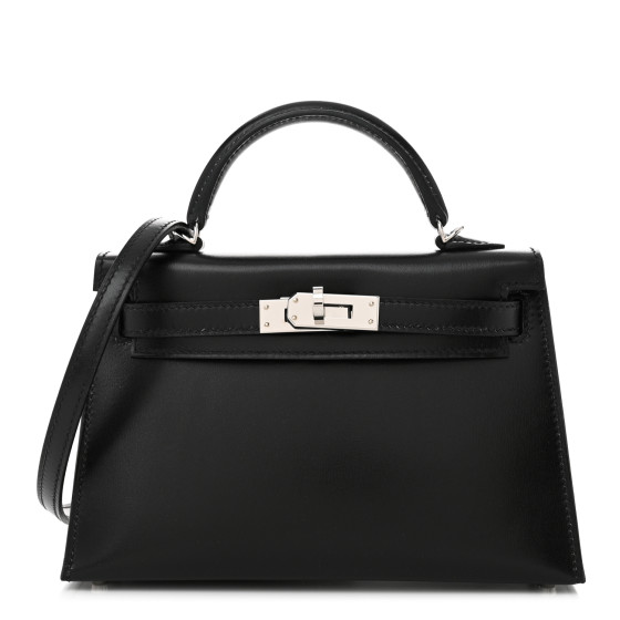 Hermes Box Mini Kelly Sellier 20 Black