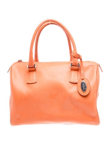 Leather Top Handle Bag