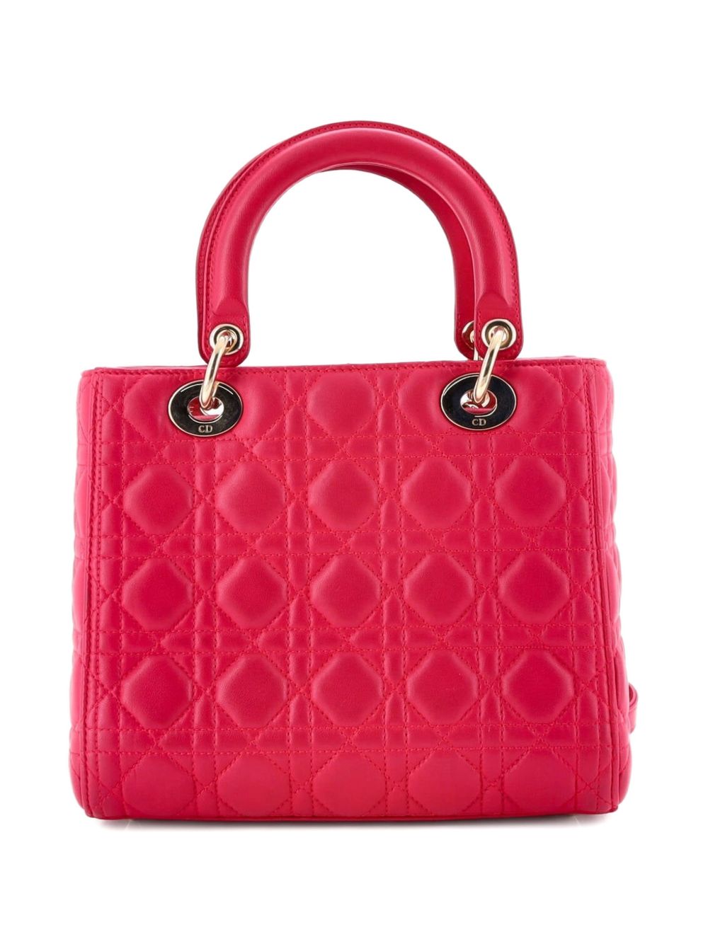 Lady Dior Bag Cannage Quilt Lambskin Medium satchel