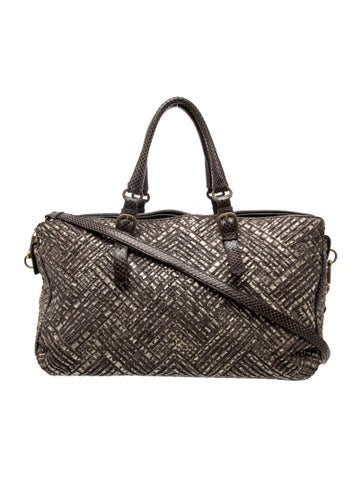 Intrecciato Top Handle Bag Vintage