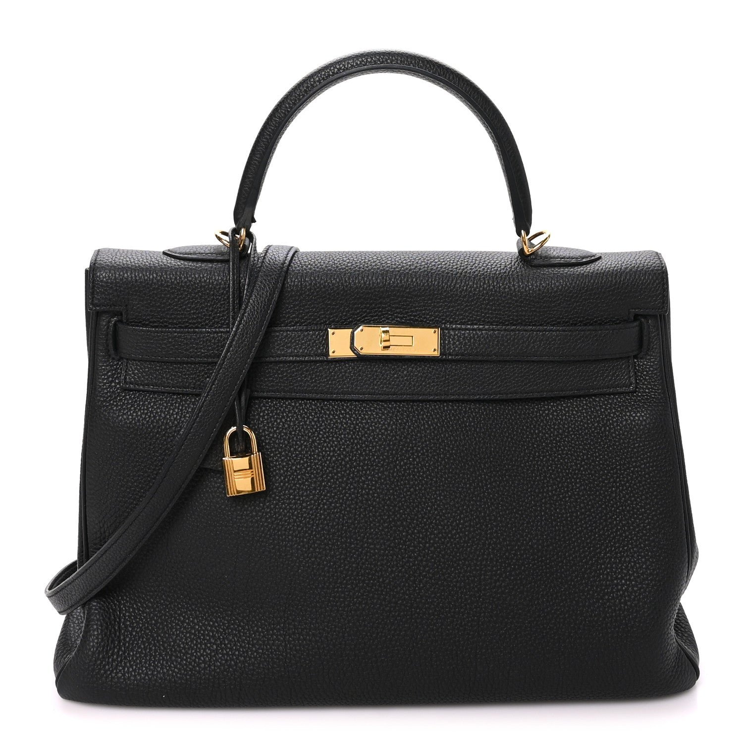 Hermes Togo Kelly Retourne 35 Black