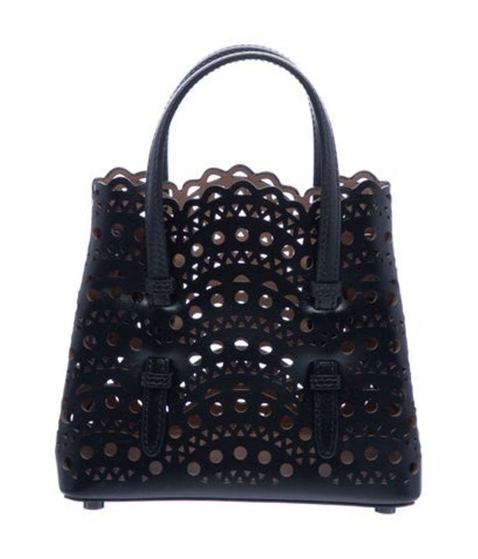 Alaia Leather Top Handle Bag