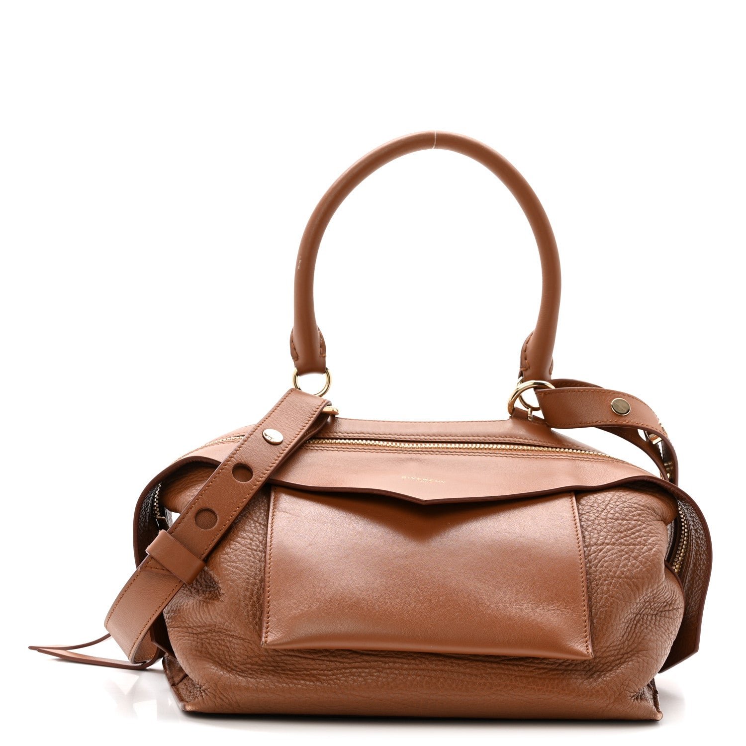 Givenchy Givenchy Calfskin Small Sway Cognac