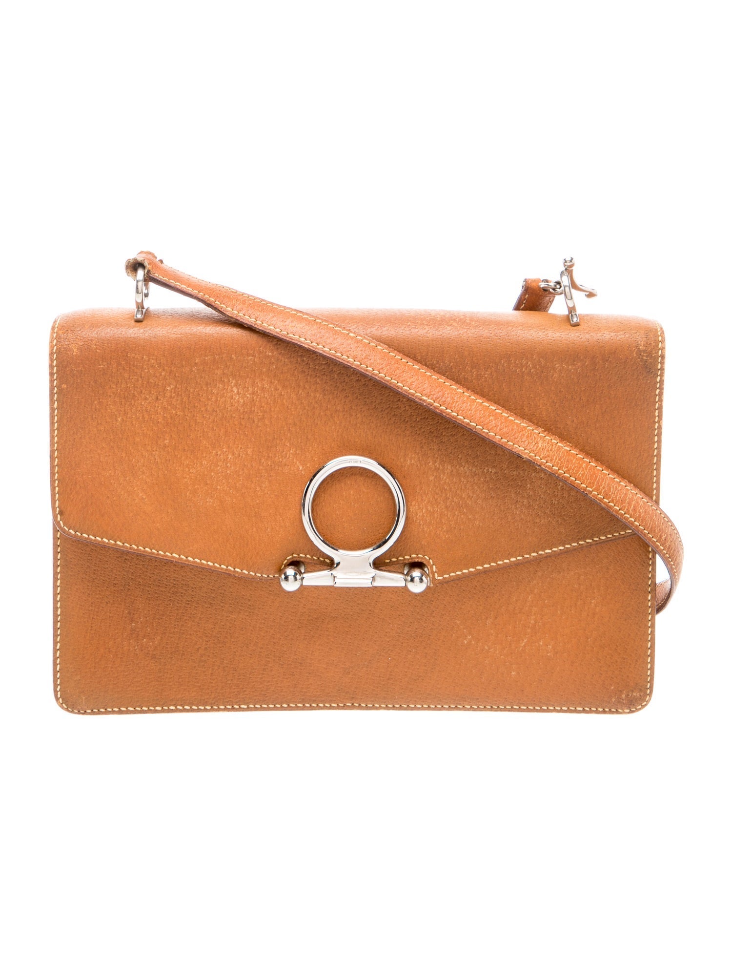 Peau Porc Sac Ring Crossbody Bag