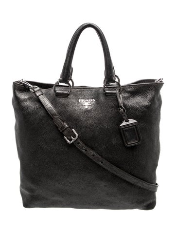 Vitello Daino Leather Top Handle Bag