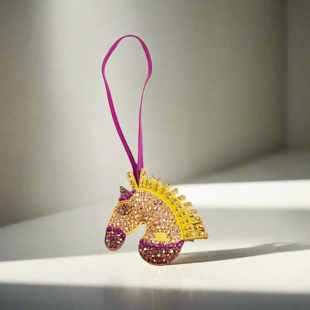 Hermes Hermès Ombré GeeGee Camail Charm Custom Swarovski