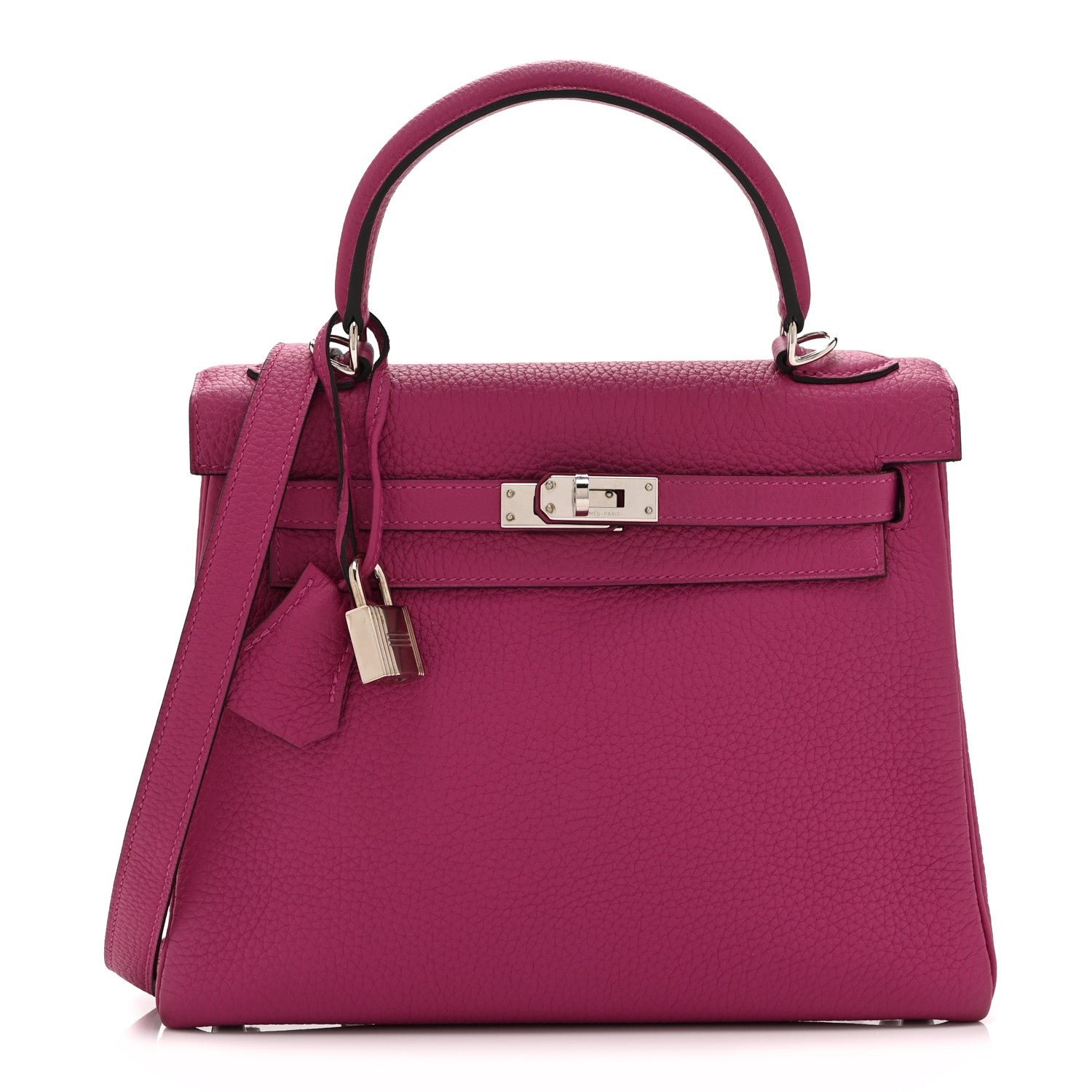 Hermes Togo Kelly Retourne 25 Rose Pourpre