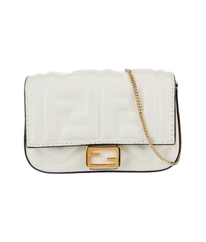 Fendi Leather Baguette Nano