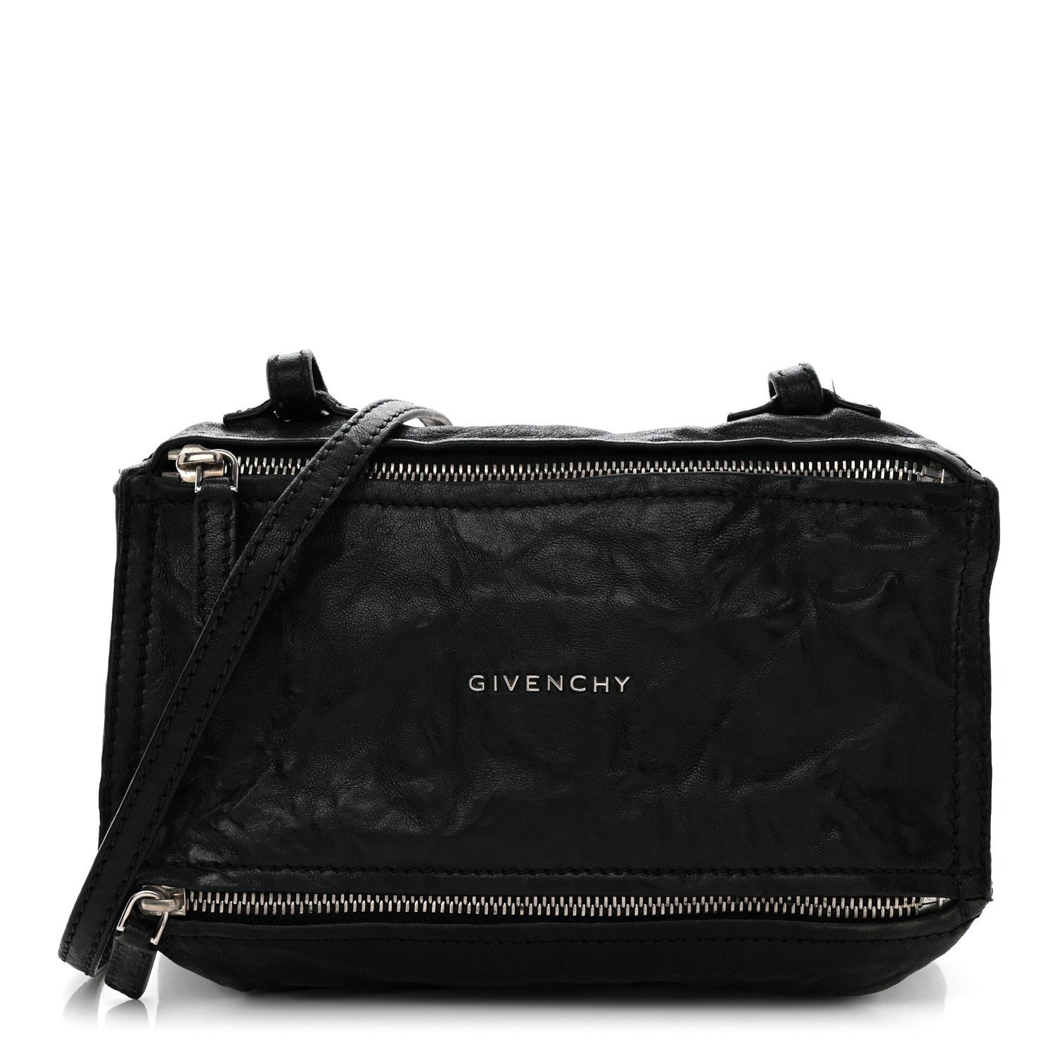 Givenchy Tumbled Sheepskin Mini Pandora Black