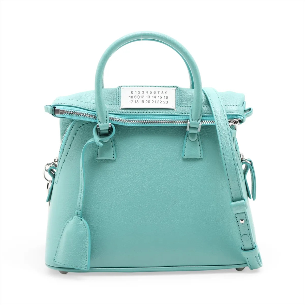 Maison Margiela 5AC Leather 2 Way Handbag Green