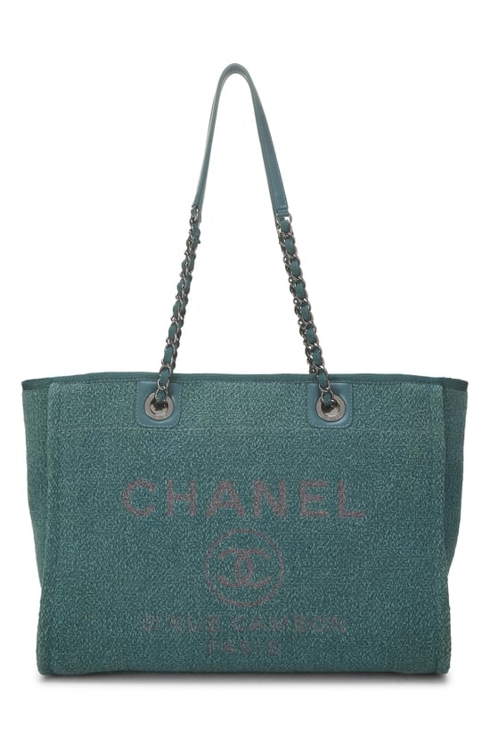 Green Boucle Deauville Tote Small