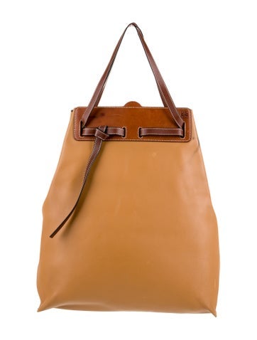 Loewe Leather Top Handle Bag