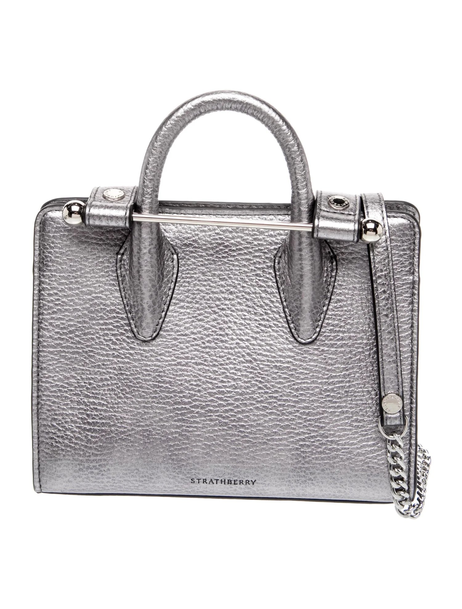 Strathberry Leather Top Handle Bag
