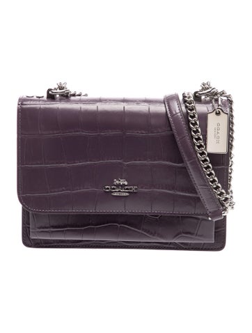Embossed Leather Crossbody Bag