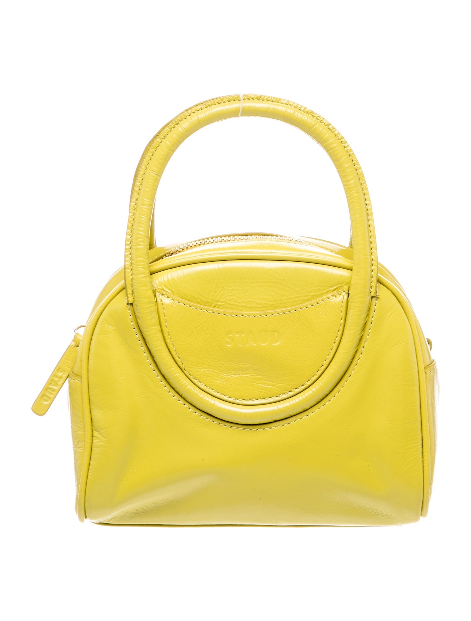 Staud Leather Top Handle Bag